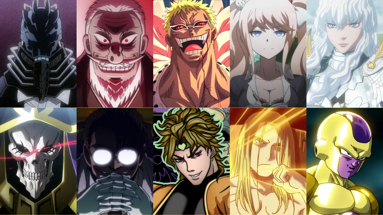 most evil and badass anime villains
